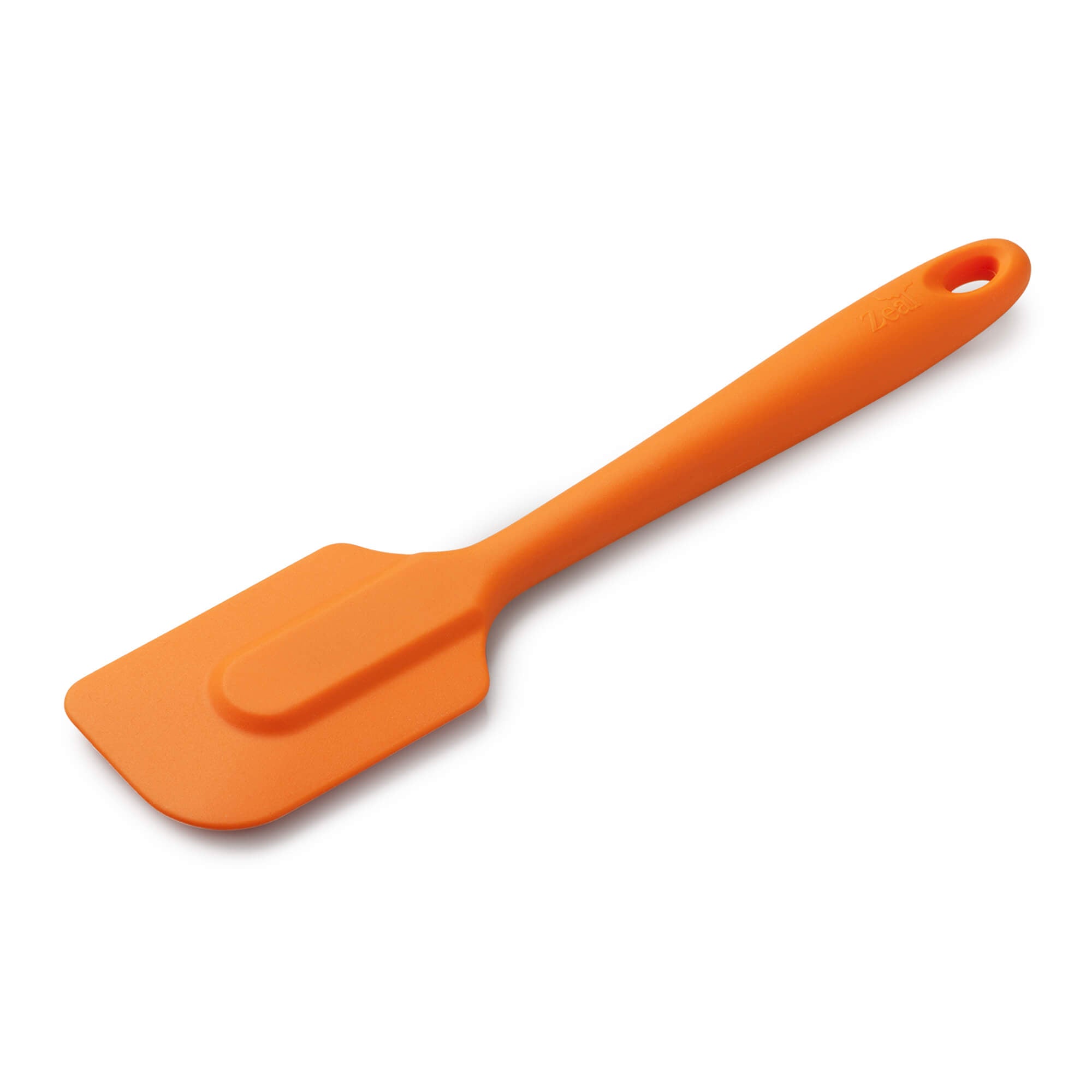Zeal Ergonomic Silicone Spatula, Large 26cm, Neon Orange