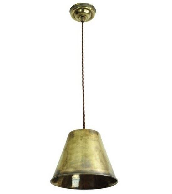 Limehouse Map Room Single Pendant Antique Brass Brassgold Designer Pendant Lighting