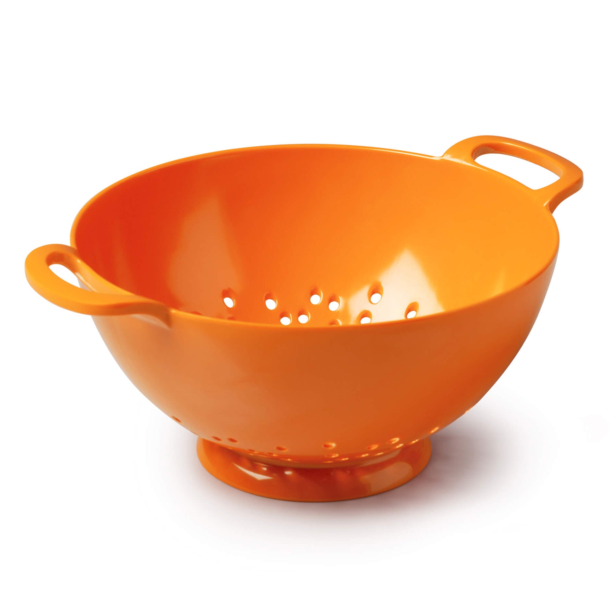 Zeal Melamine Colander Strainer, Medium, 20cm, Noen Orange