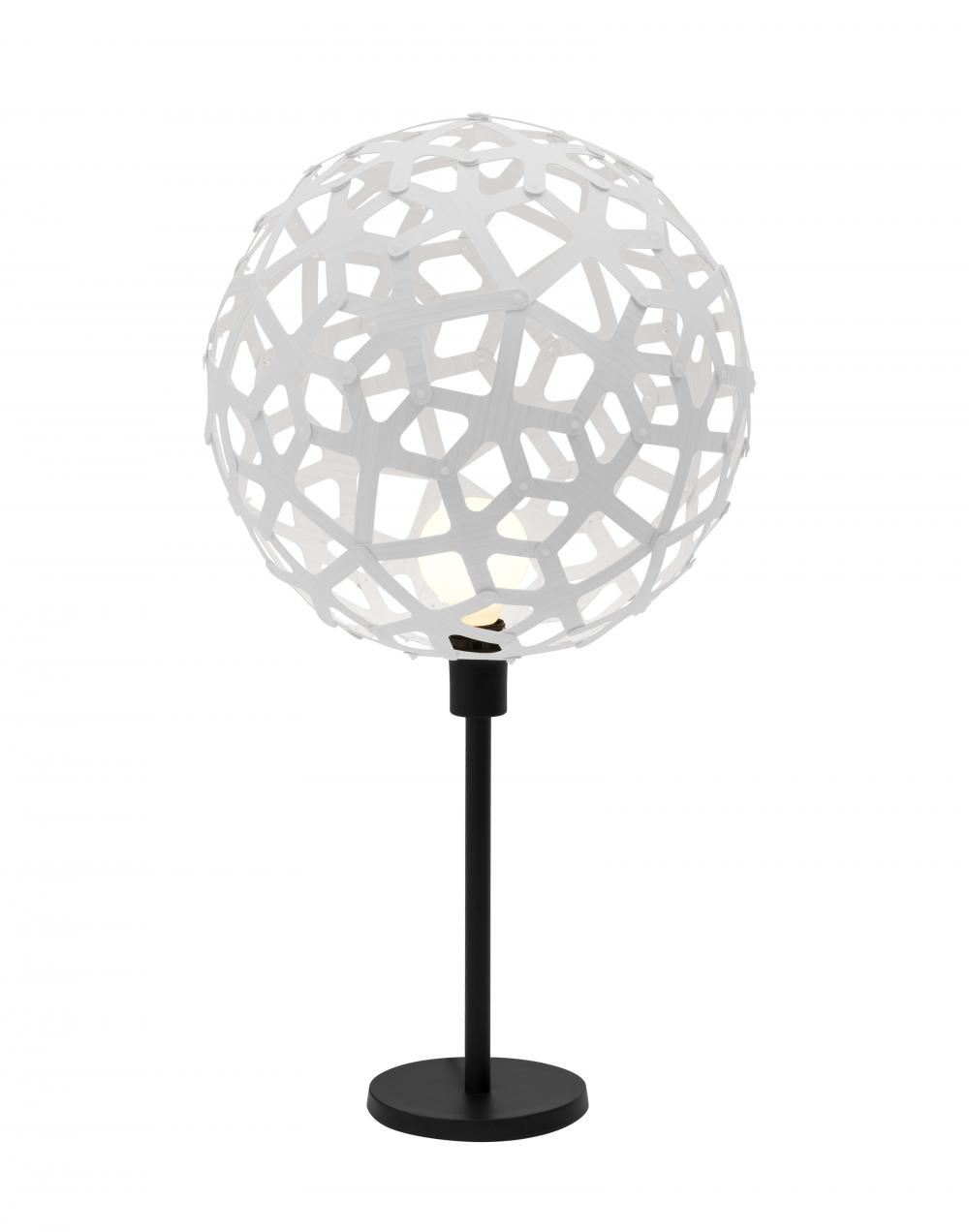 Coral Table Lamp Coloured 2 Sides White Black Powdercoated Aluminium