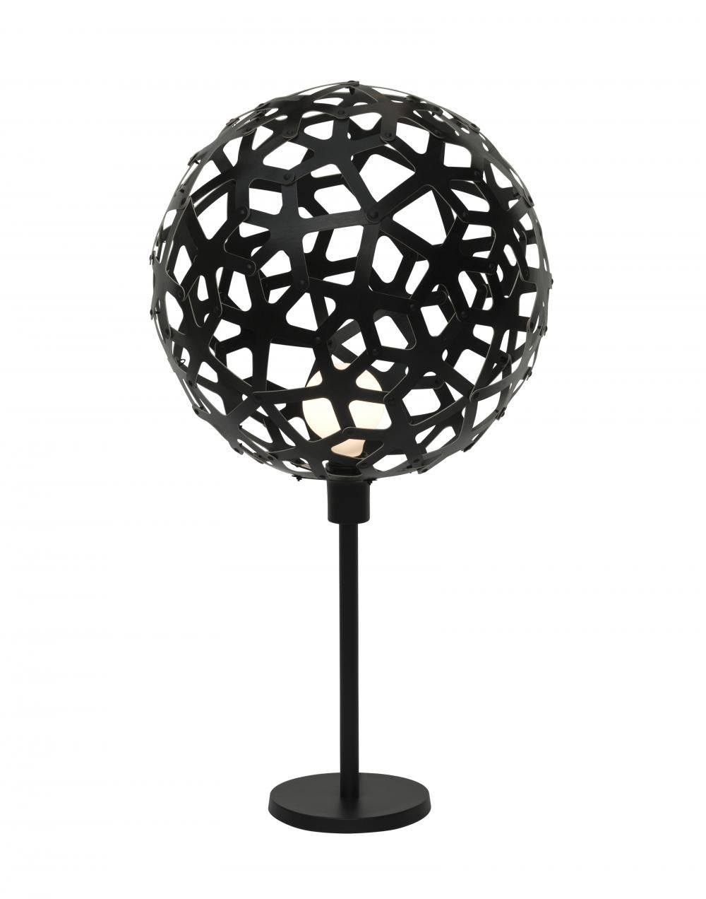 Coral Table Lamp Coloured 2 Sides Black Black Powdercoated Aluminium