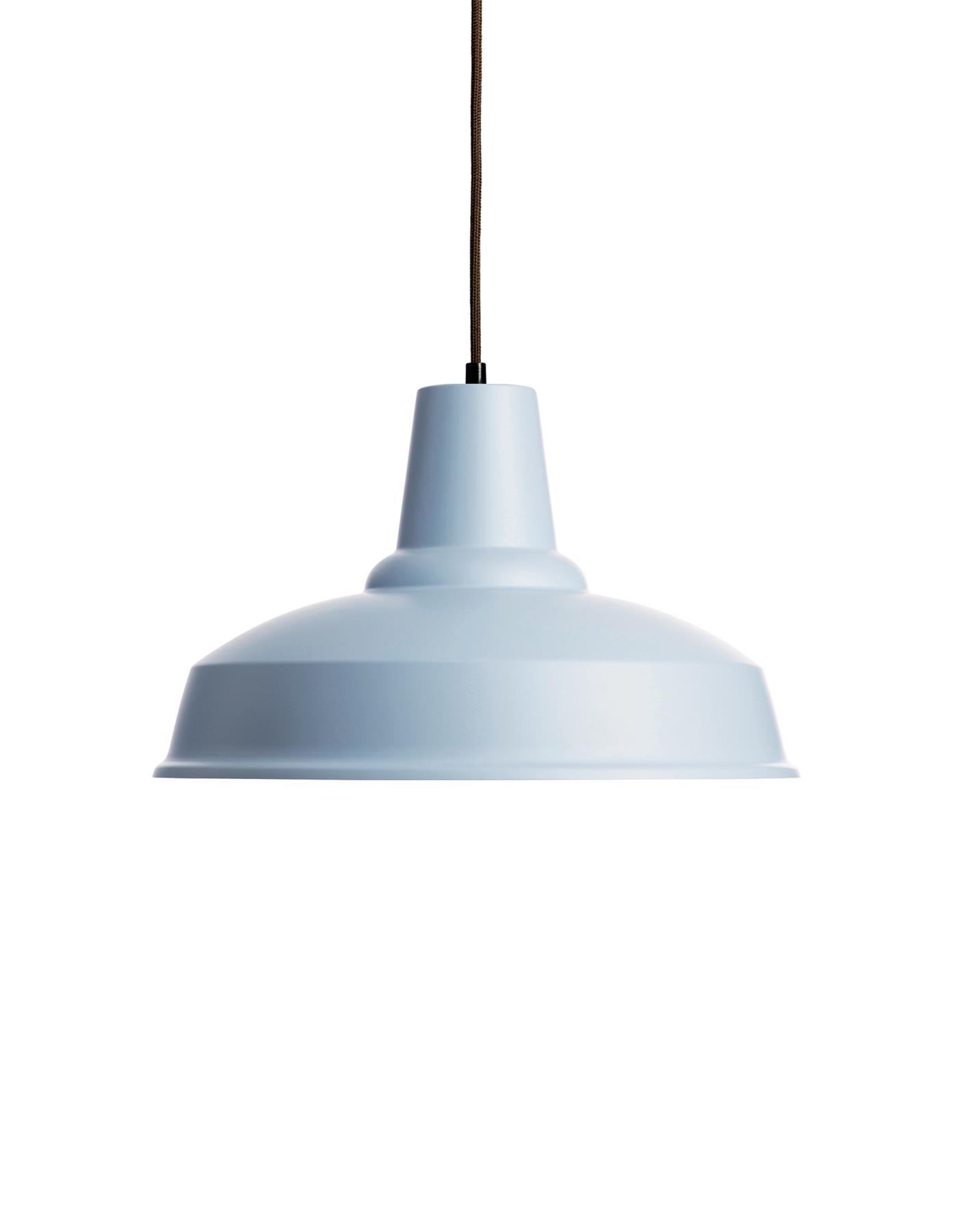 Piccolo Pendant Light Blue Black Ceiling Rose