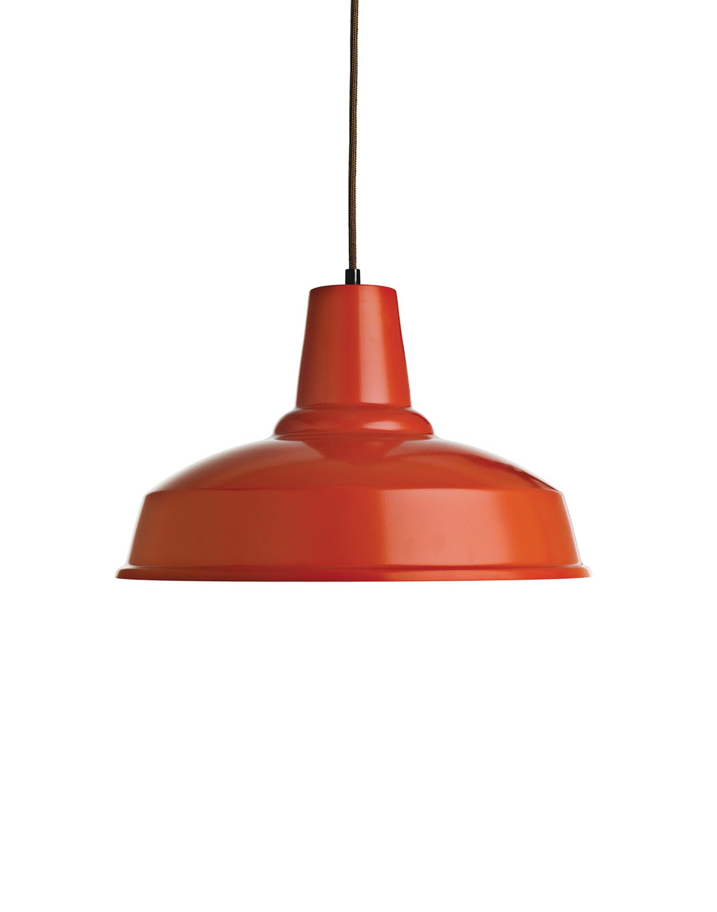 Eleanor Home Piccolo Pendant Burnt Orange Black Ceiling Rose Orange Designer Pendant Lighting