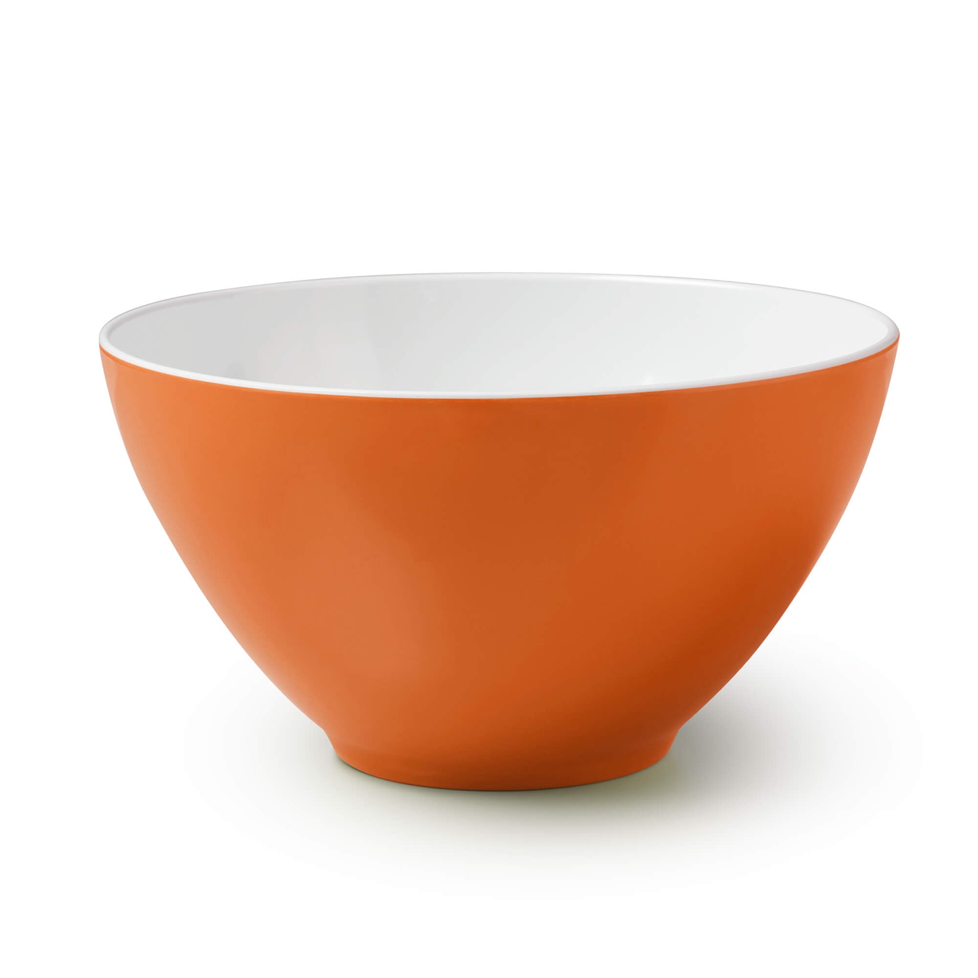 Zeal Melamine Salad Bowl, 26cm, Neon Orange