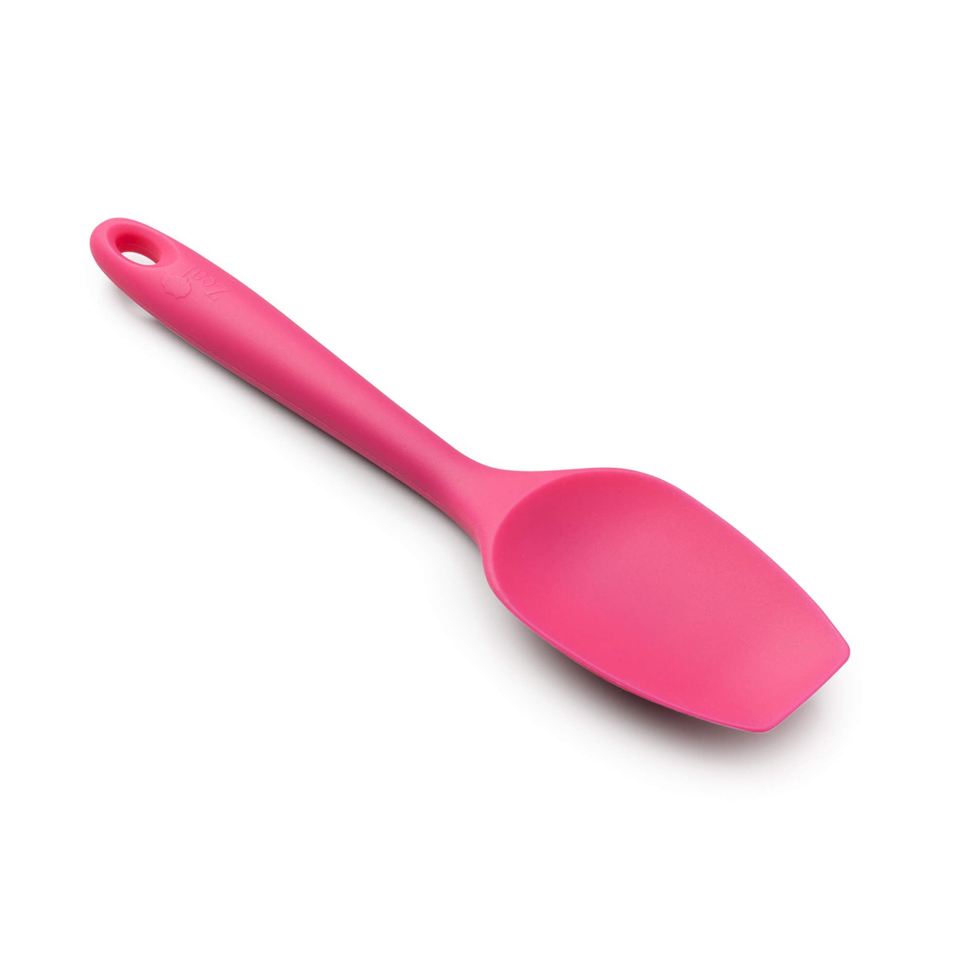 Zeal Silicone Spatula Spoon, Large 26cm, Neon Pink