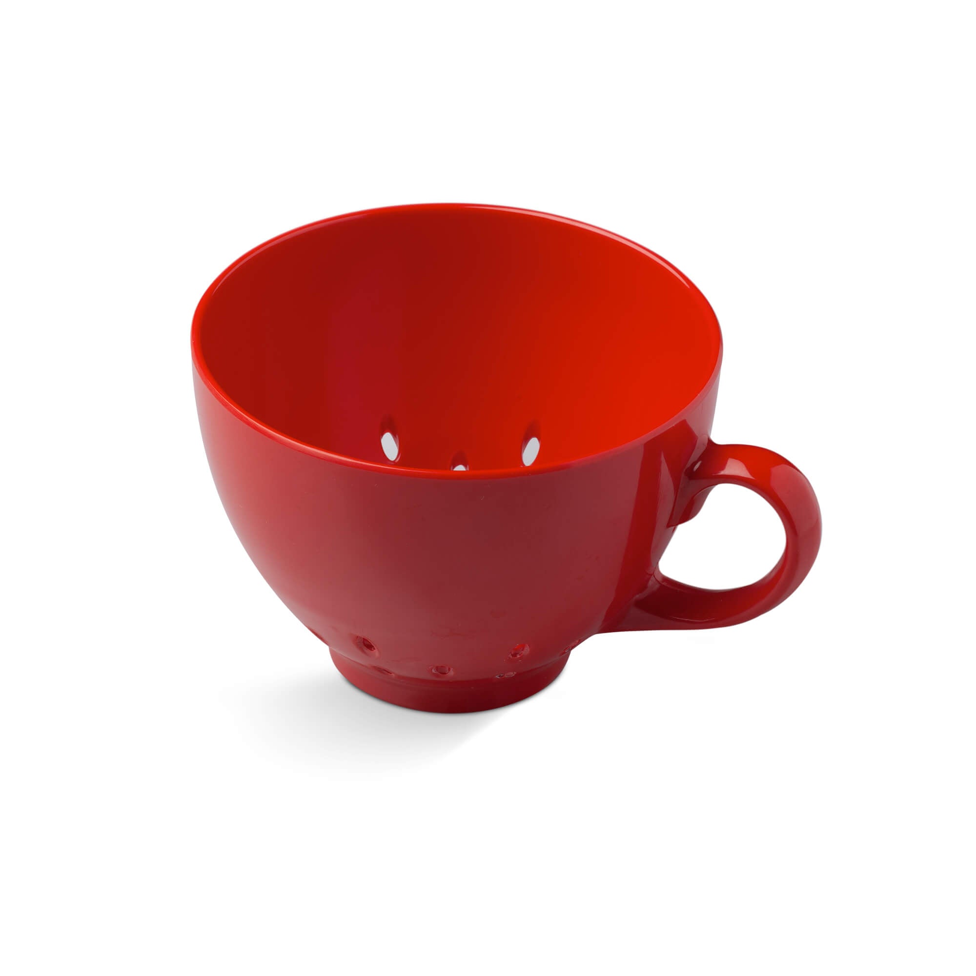Zeal Berry Colander Cup, Melamine Fruit and Berry Strainer, Red