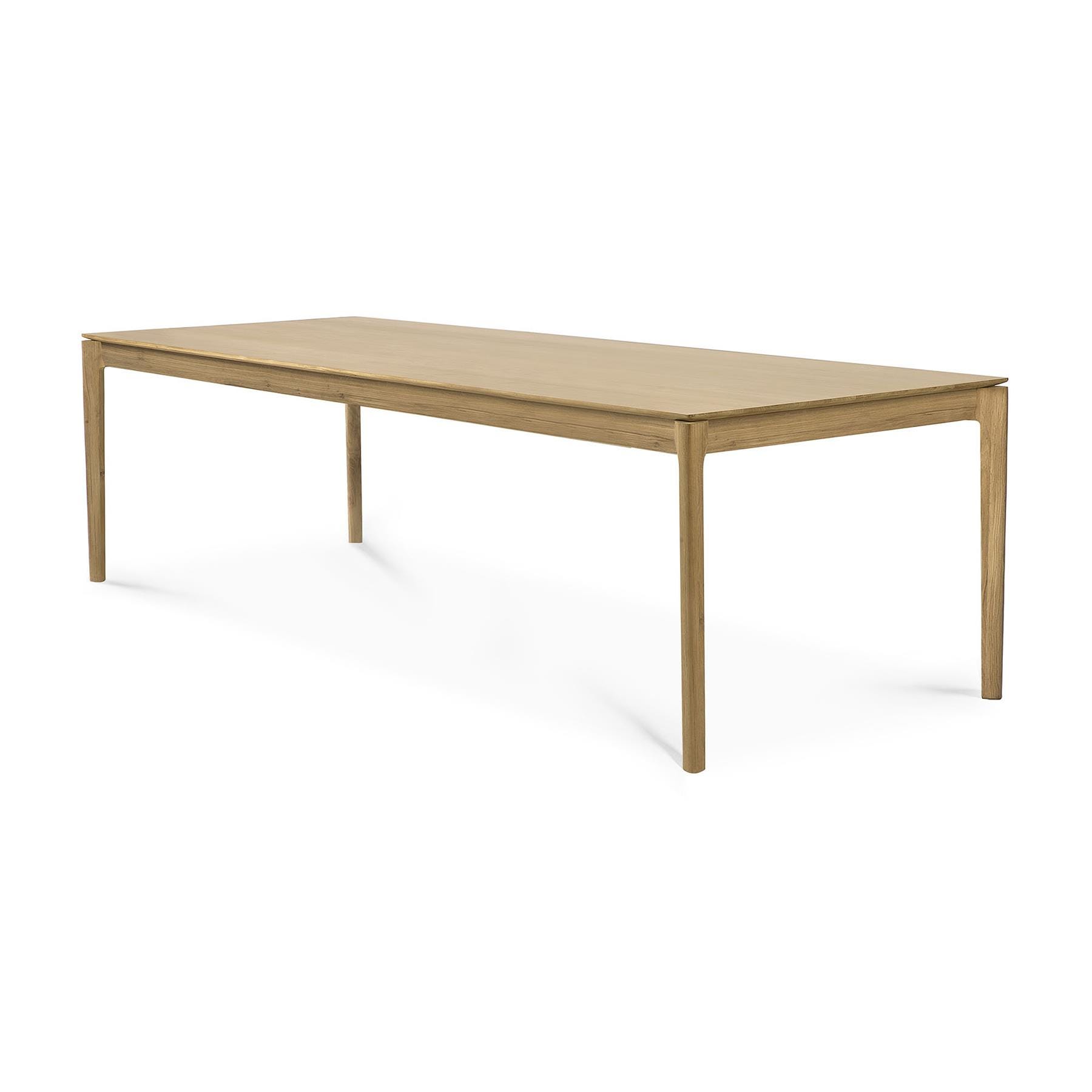 Ethnicraft Bok Dining Table Oak Length 240cm Light Wood Designer Furniture From Holloways Of Ludlow