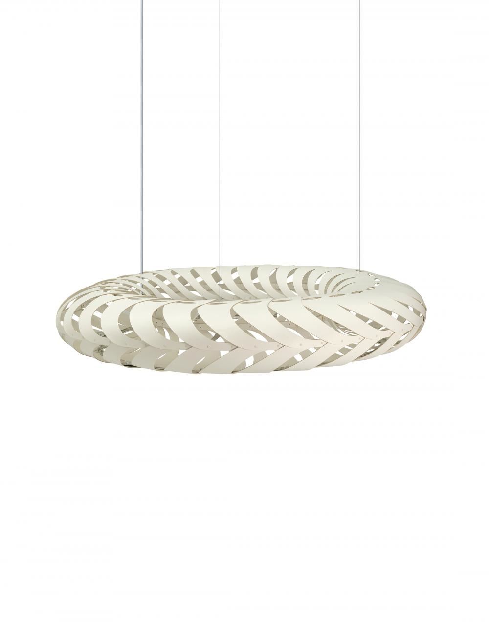 David Trubridge Maru Pendant Coloured 2 Sides Small White Designer Pendant Lighting