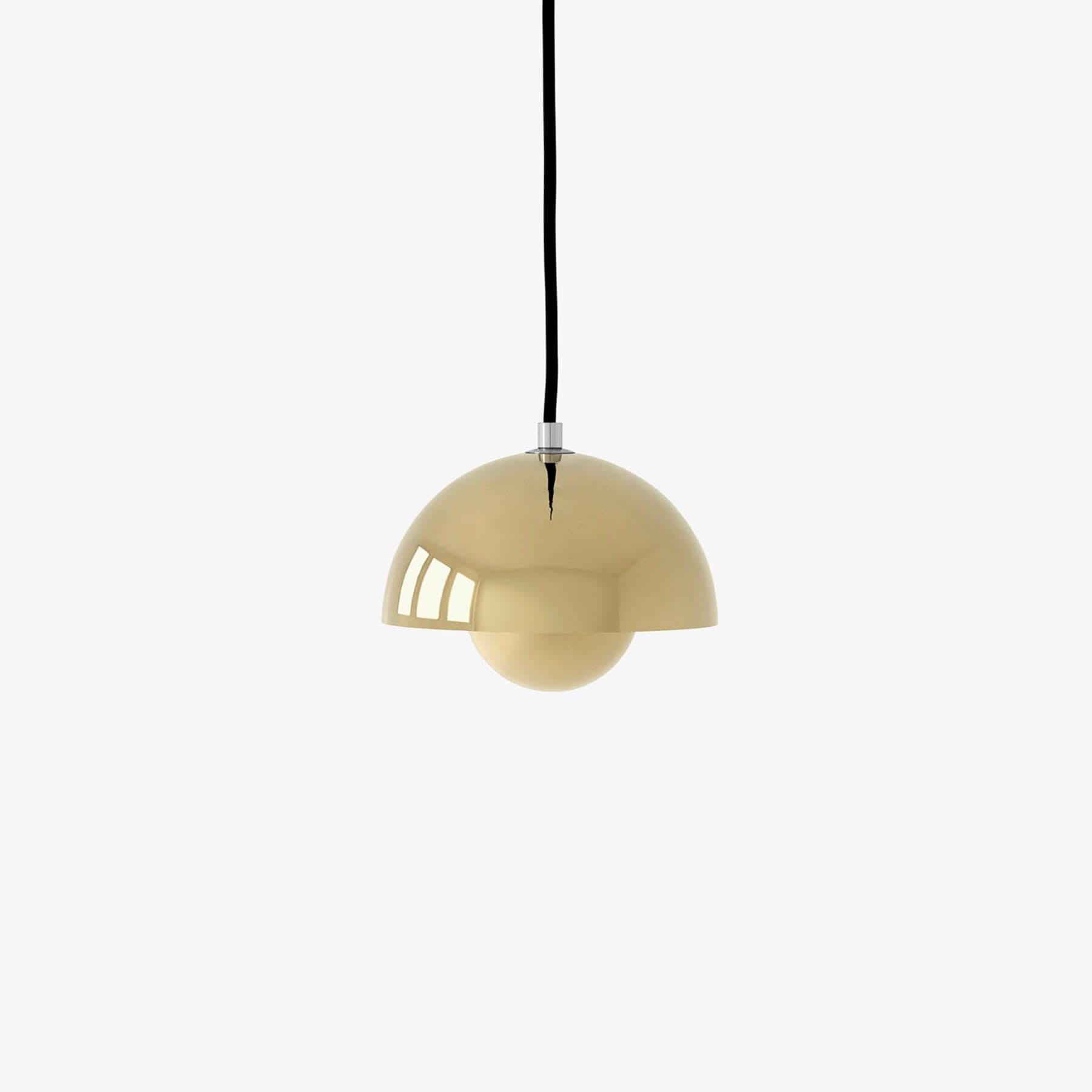 Tradition Flowerpot Vp10 Pendant Light Brass Plated Brassgold Designer Pendant Lighting