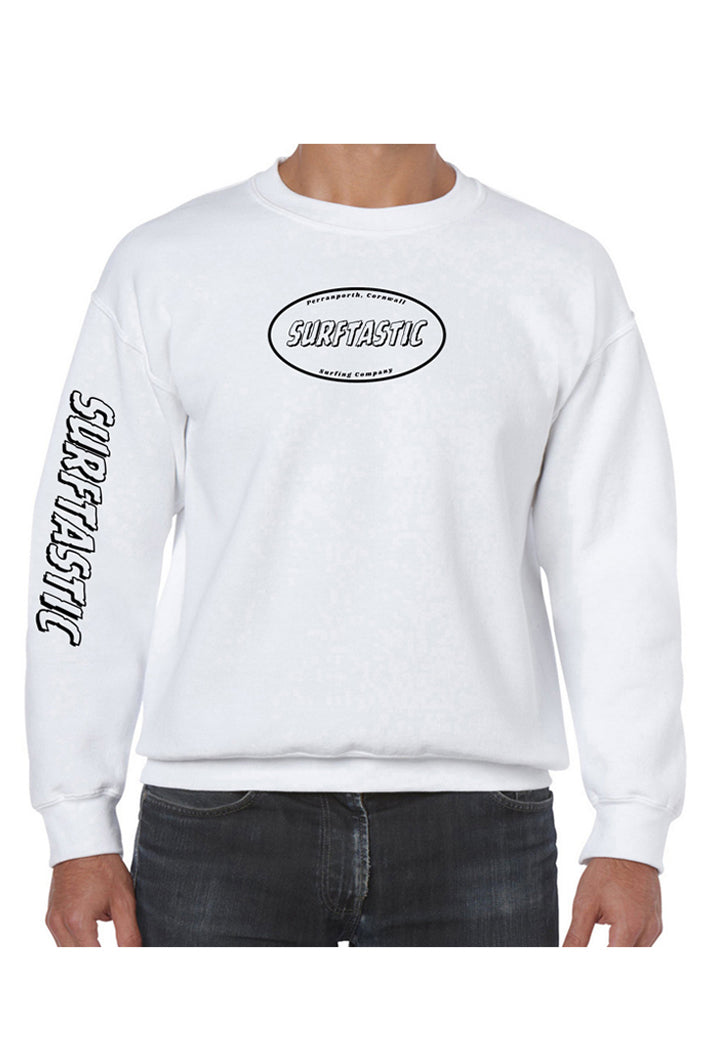 Surftastic Classic Sweatshirt - White - XL