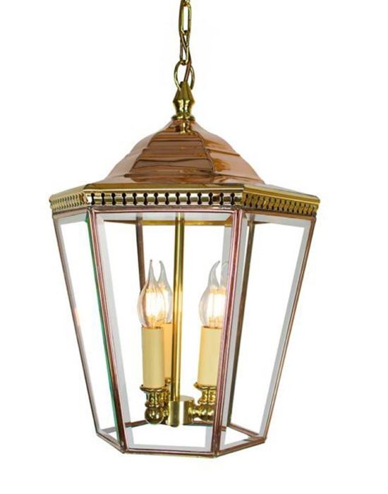 Chelsea Pendant 3 Light Lacquered Polished Brass