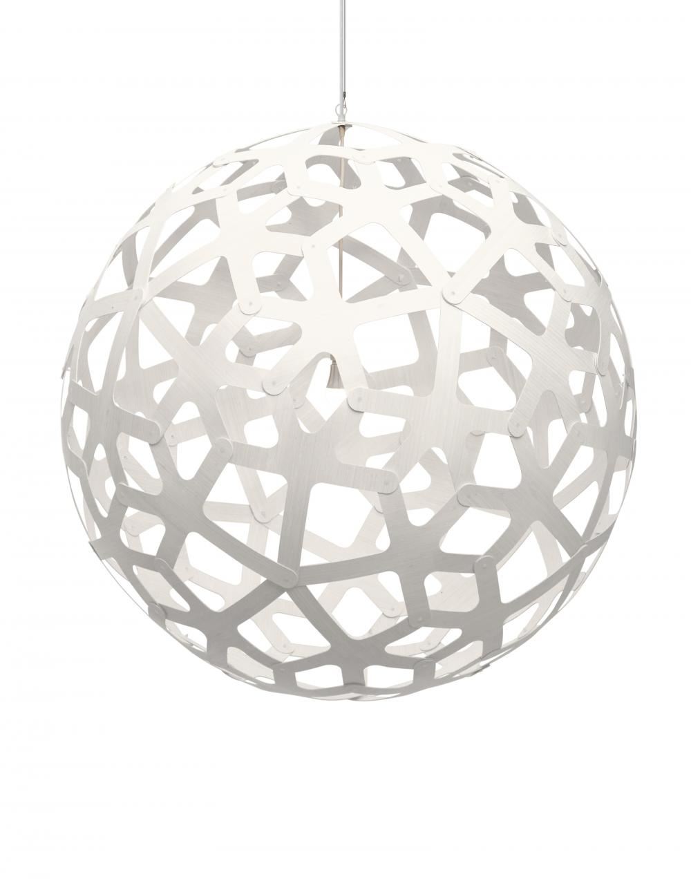 David Trubridge Coral Pendant Coloured 2 Sides Xxl White Designer Pendant Lighting