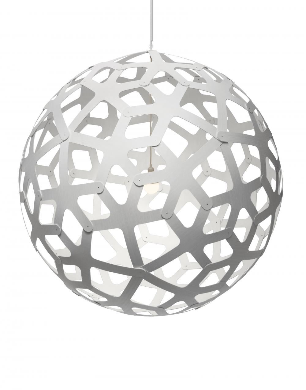 David Trubridge Coral Pendant Coloured 2 Sides Giant White Designer Pendant Lighting