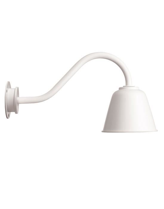 Bell Exterior Wall Light Standard White