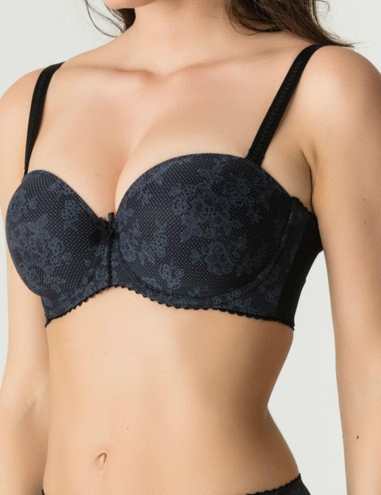 Feel luxurious in this Prima Donna Divine padded strapless bra, crafted in a feminine lace motif. Chic and refined for those who seek top-tier lingerie for their collection. Combining sultry bandeau line, foam cups and a strapless option for your ultimate bra needs. Comfortable underwire for extra support makes this bra one not to miss out on! Complete the look with matching briefs also available on our site.  Gorgeous lace motif Chic and feminine look Padded foam cups Underwired cups for support Fully adjustable straps Fastens with hook and eye closure at the back Composition: 51% Polyester &pipe; 37% Polyamide 12% Elastane Listed in UK sizes   42266-77403-1030231 0262659  Strapless Bra