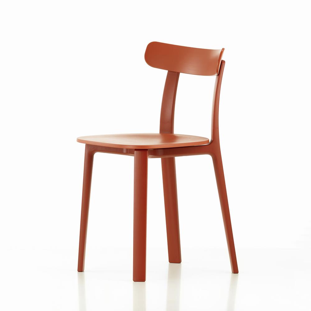 All Plastic Dining Chair Brick