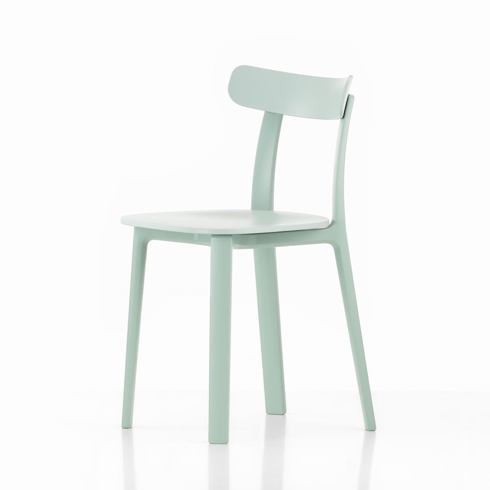 All Plastic Dining Chair Ice Grey