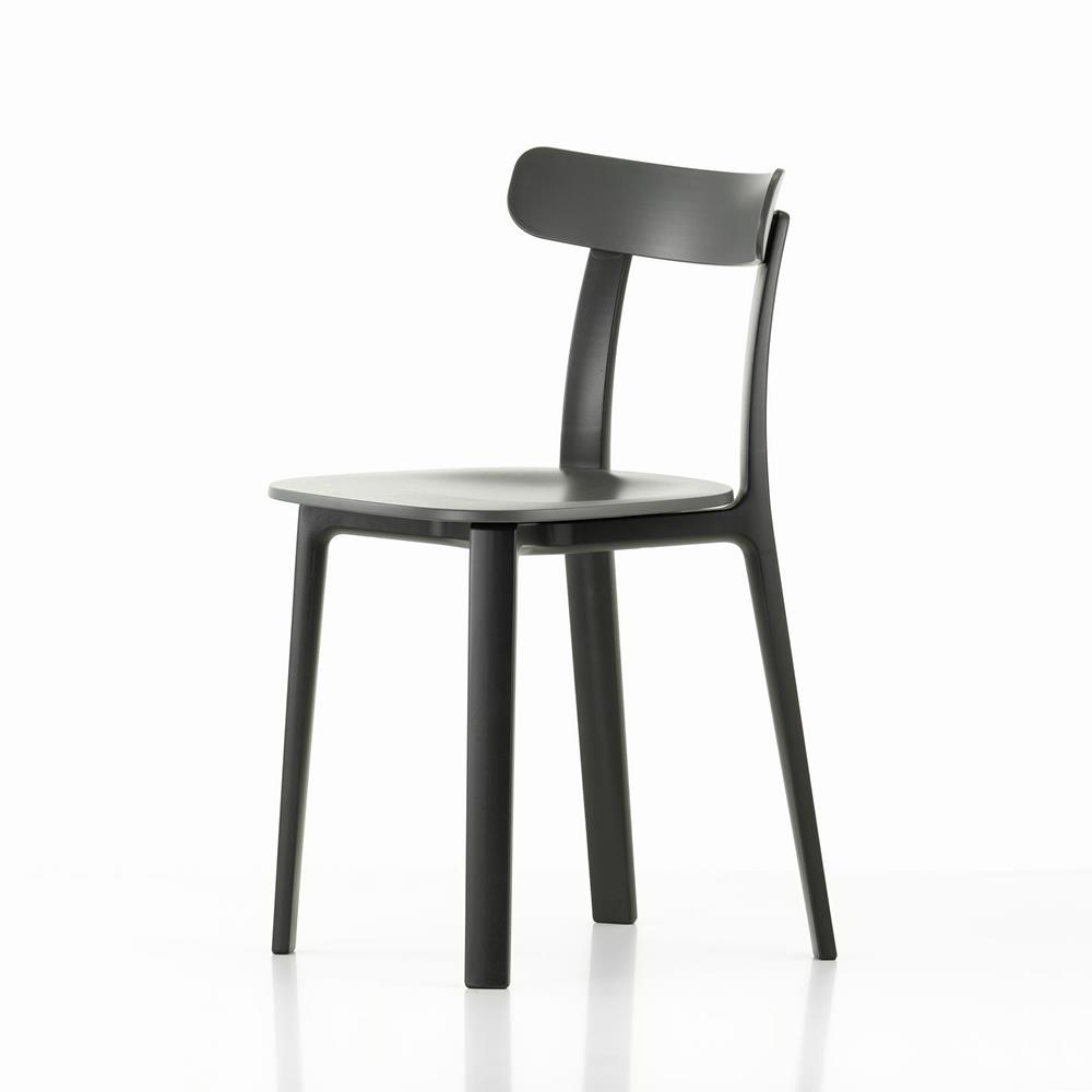 All Plastic Dining Chair Graphite Grey