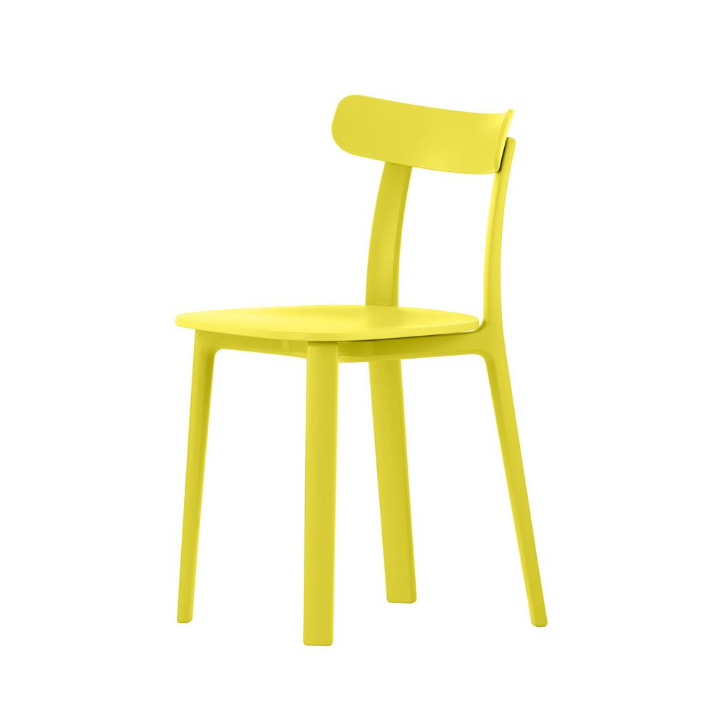 All Plastic Dining Chair Buttercup