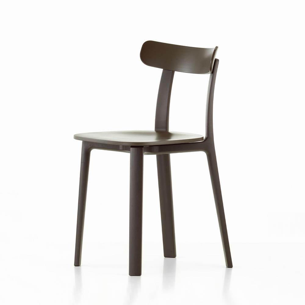 All Plastic Dining Chair Brown