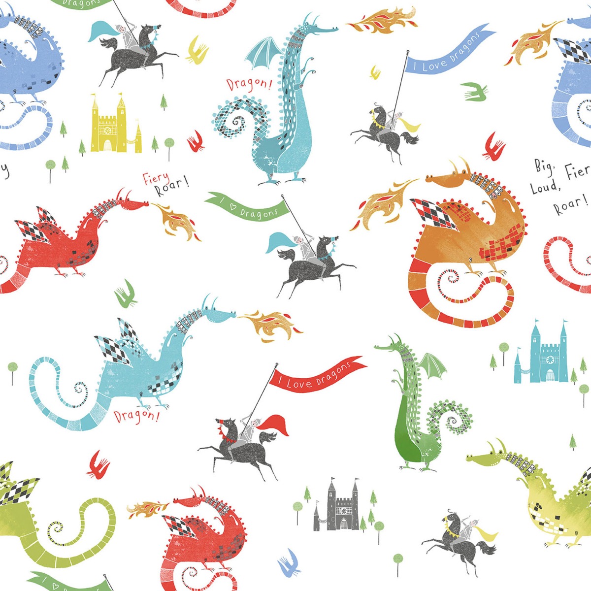 Galerie Tiny Tots 2 Kids Multicoloured Wallpaper G78368, Multi