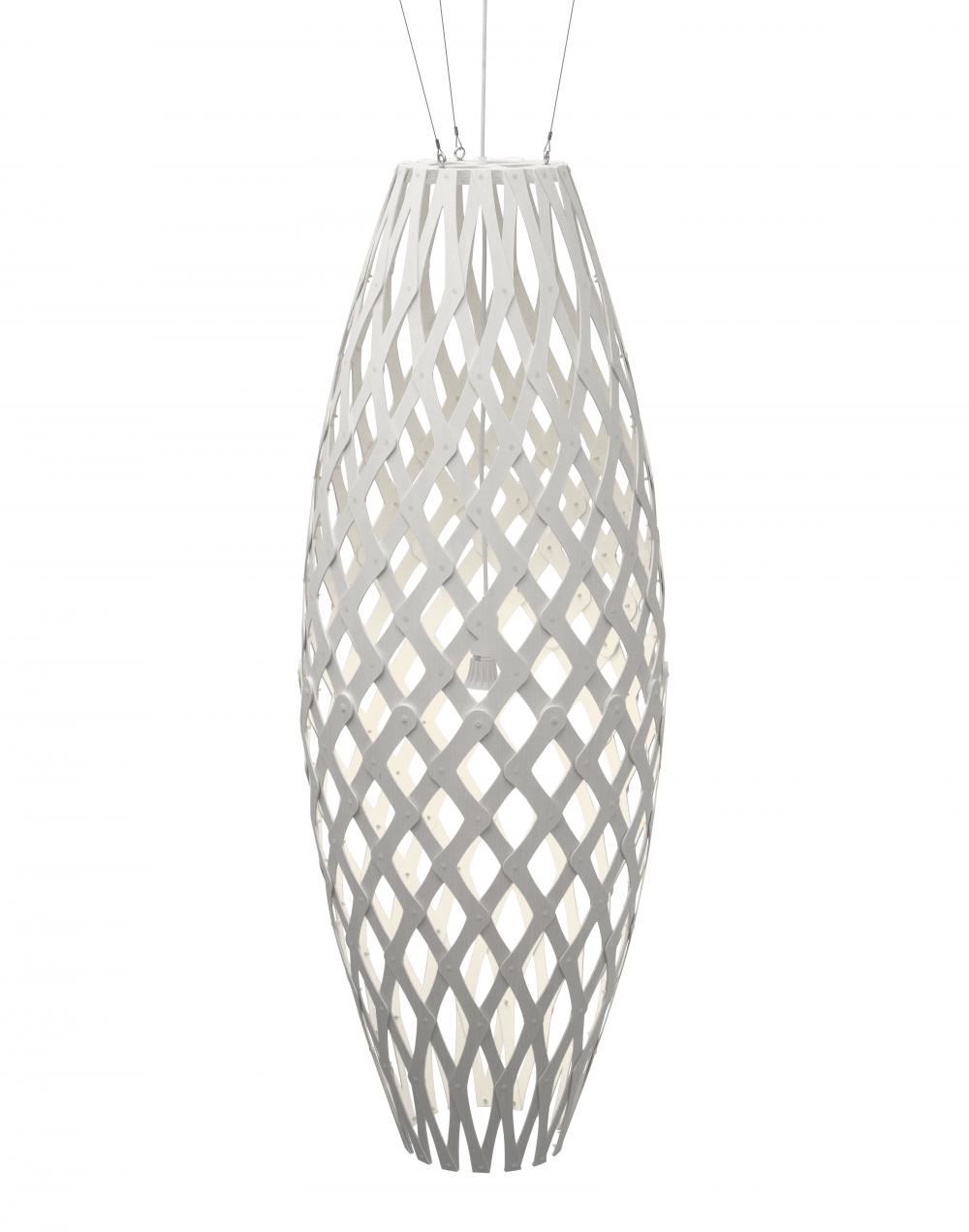 David Trubridge Hinaki Pendant Coloured 2 Sides Large White Designer Pendant Lighting