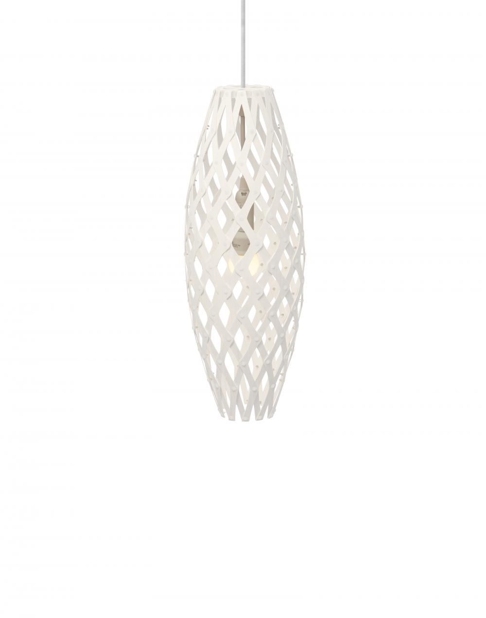 David Trubridge Hinaki Pendant Coloured 2 Sides Small White Designer Pendant Lighting