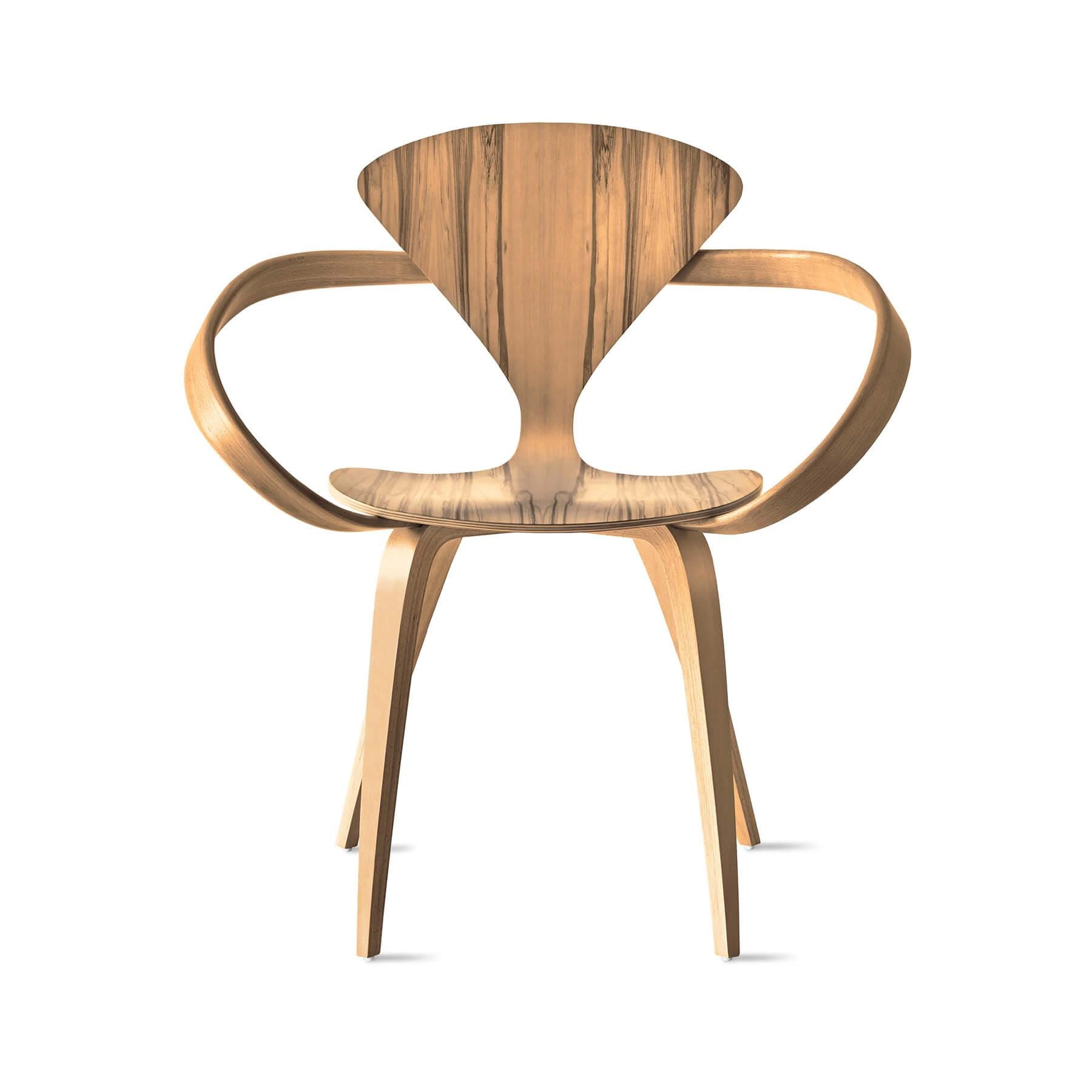 Cherner Armchair Unupholstered Red Gum Light Wood Designer Furniture From Holloways Of Ludlow