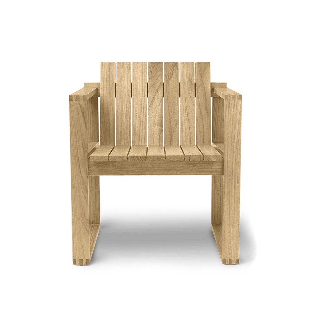 Bk10 Dining Chair Teak Without Cushion