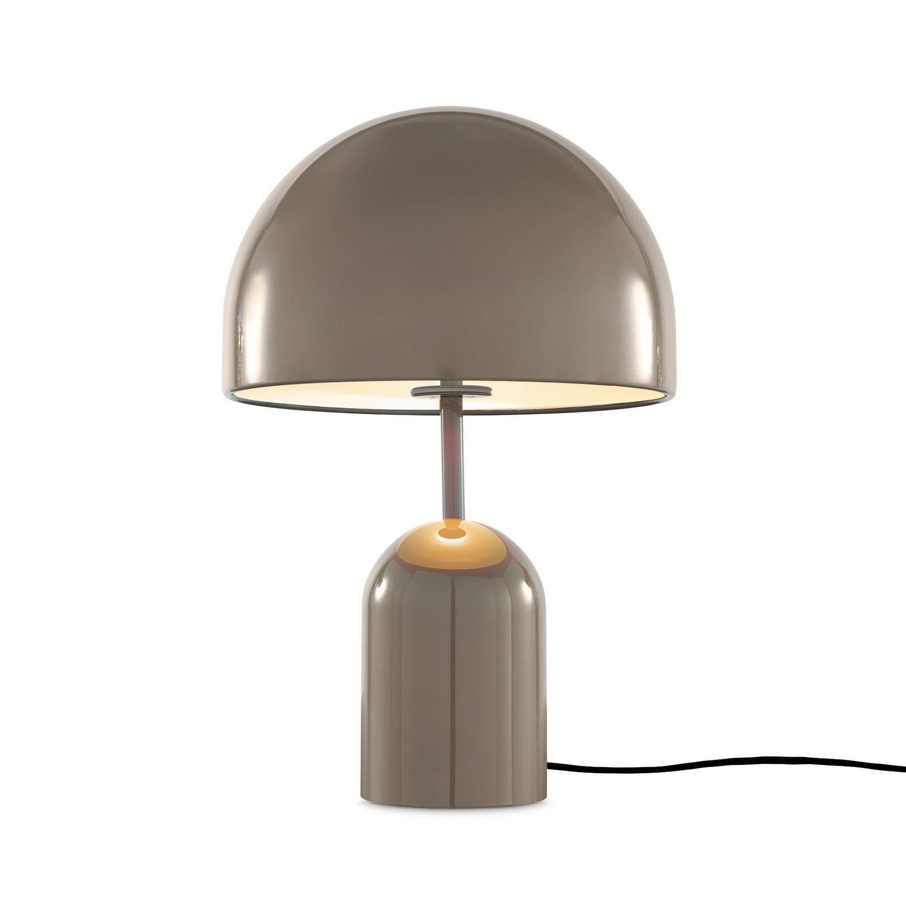 Tom Dixon Bell Led Table Lamp Taupe Brown Designer Lighting From Holloways Of Ludlow