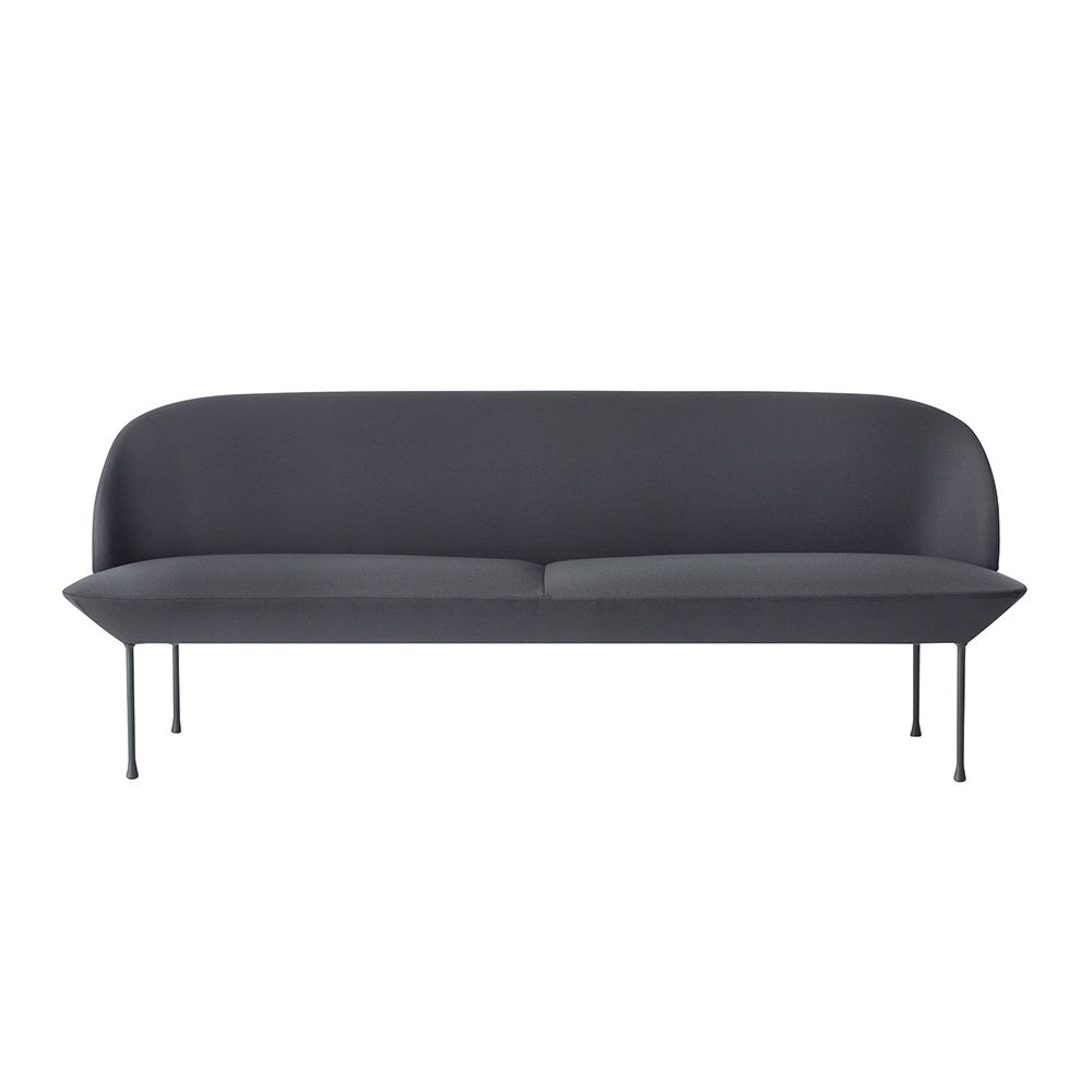 Oslo 3seater Sofa Steelcut 180 Chrome