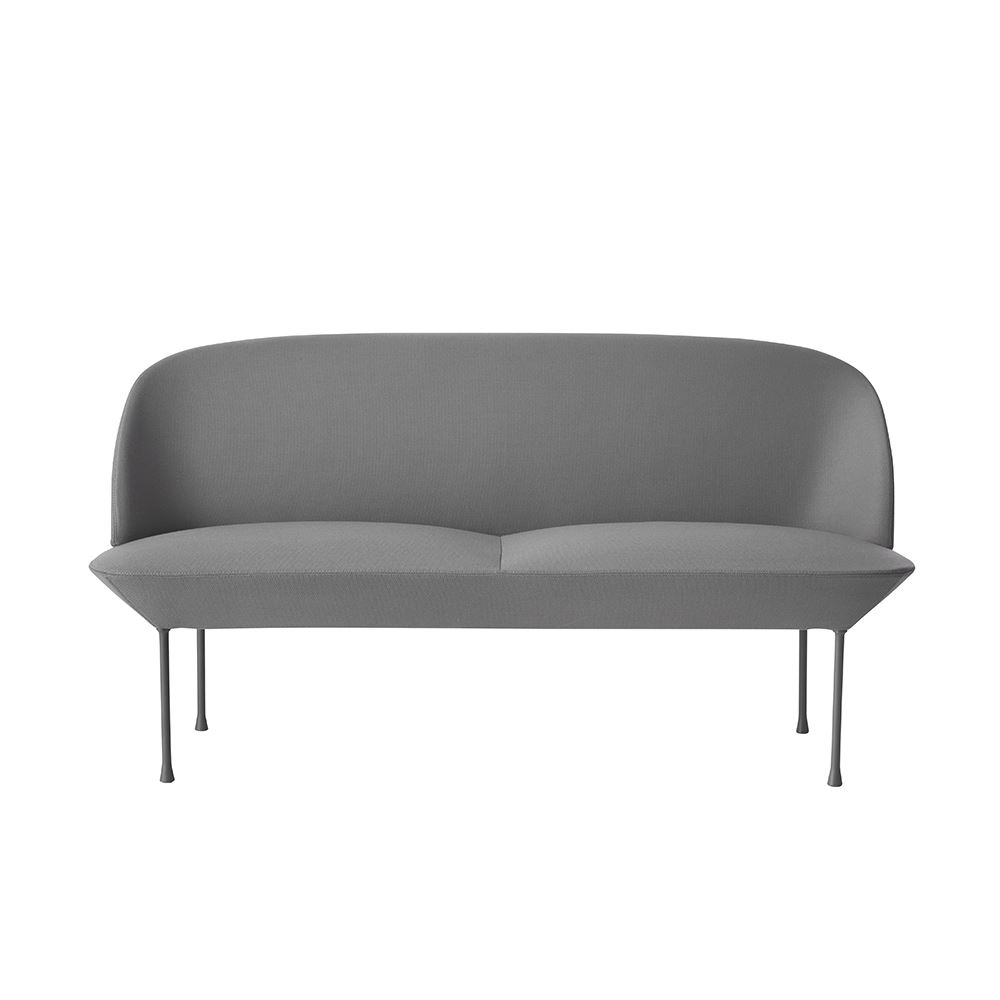 Oslo 2seater Sofa Steelcut 160 Black