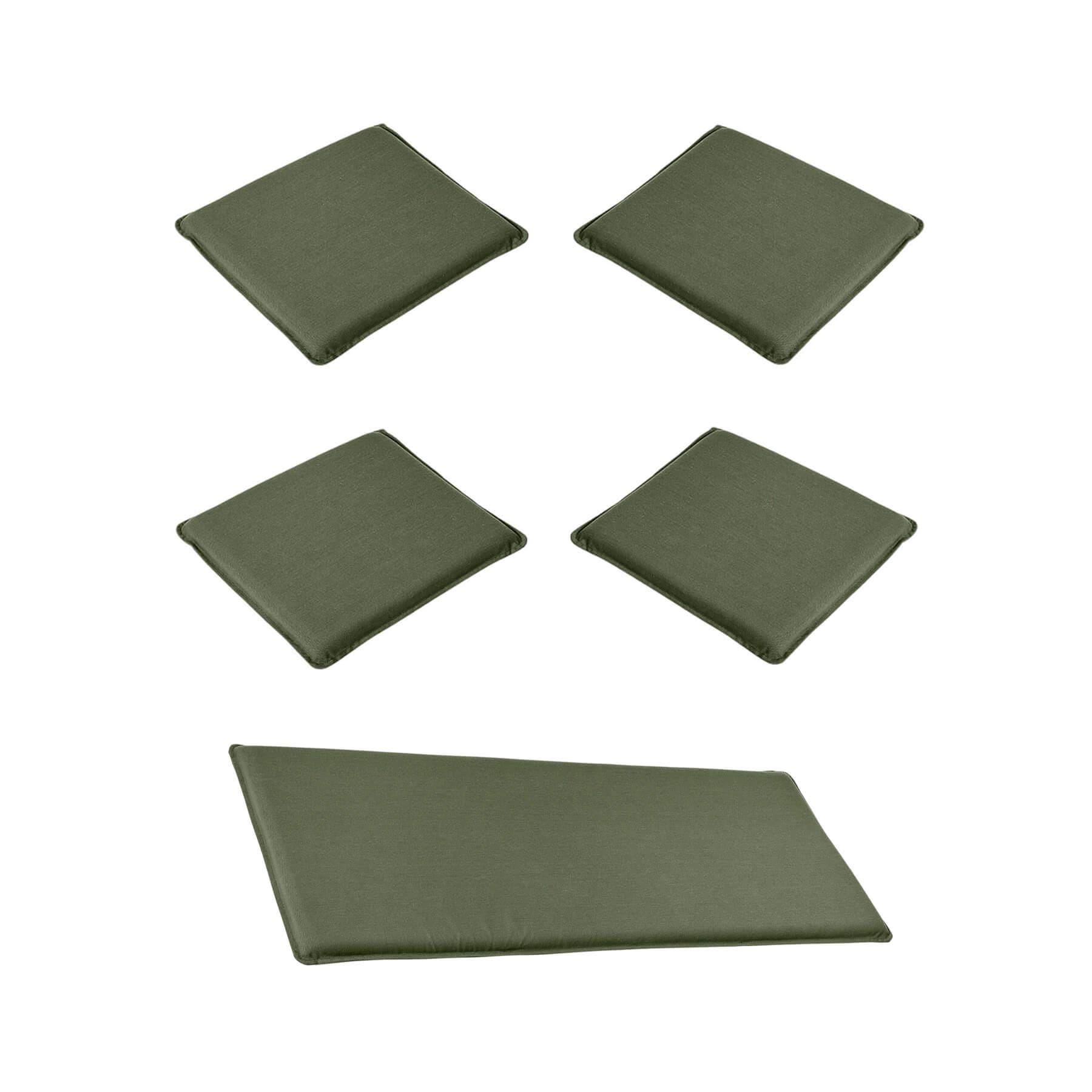 Hay Pallisade Patio Collection Seat Cushion Set Olive Green Designer Furniture From Holloways Of Ludlow