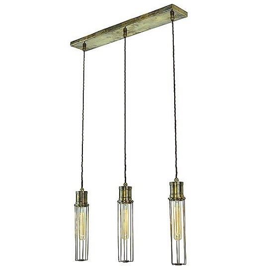 Alexander Pendant Alexander 3 Light Antique Brass