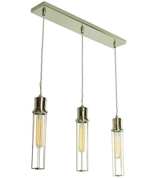 Alexander Pendant Alexander 3 Light Polished Nickel