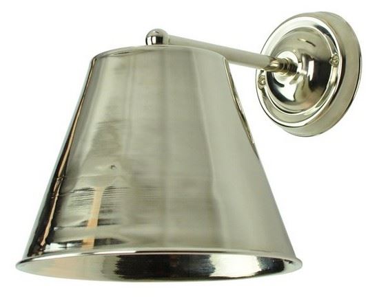 Map Room Wall Light Large Map Room Wall Light Polished Nickel