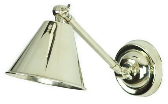 Map Room Wall Light Map Room Single Adjustable Wall Light Polished Nickel