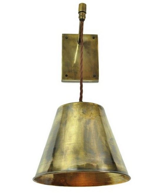 Map Room Wall Light Map Room Drop Wall Light Antique Brass