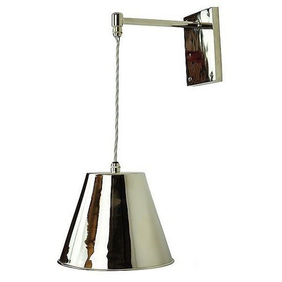 Map Room Wall Light Map Room Drop Wall Light Polished Nickel