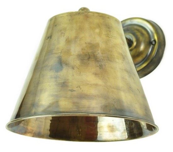 Map Room Wall Light Large Map Room Wall Light Antique Brass