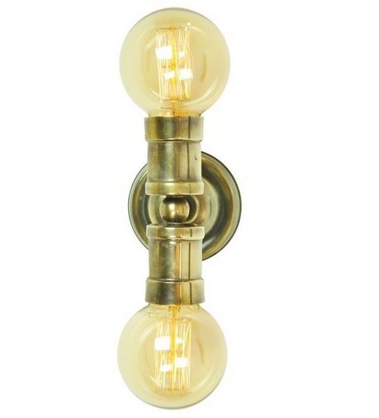 Tommy Wall Light Tommy Double Wall Light Antique Brass