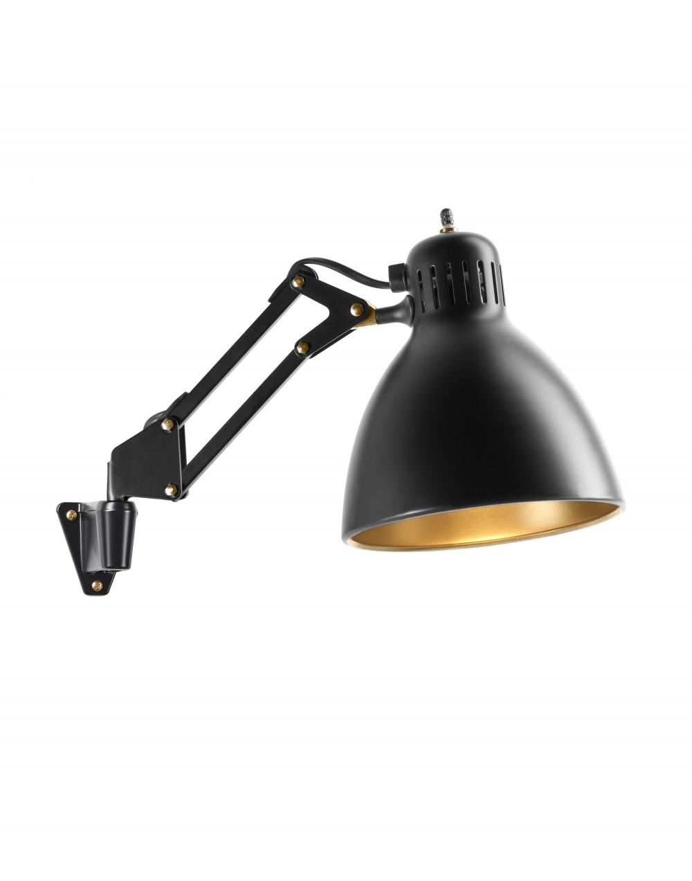 Archi Wall Light Black Gold