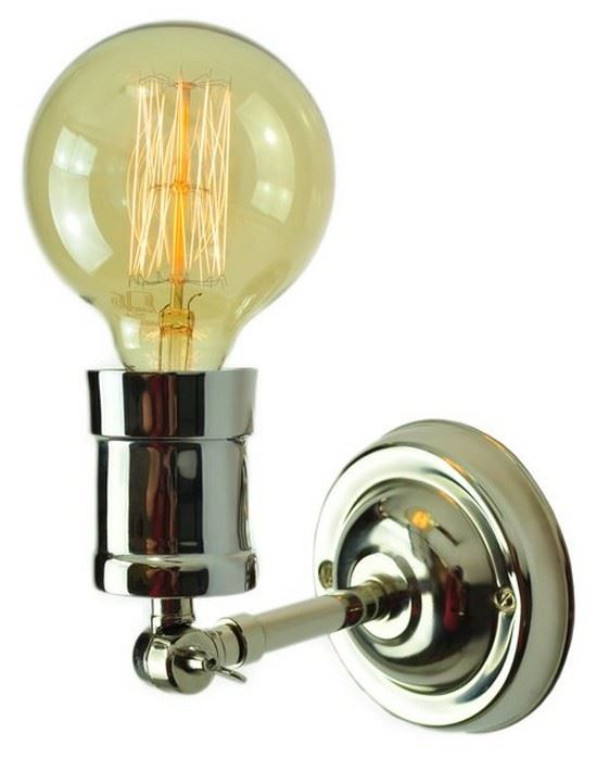 Tommy Wall Light Tommy Adjustable Wall Light Polished Nickel