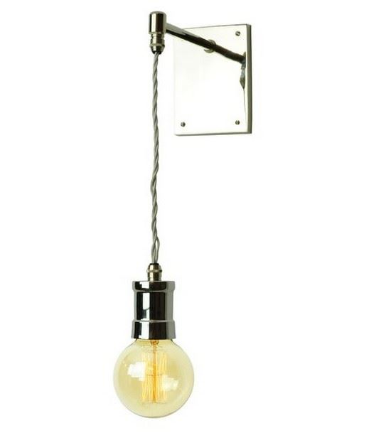 Tommy Wall Light Tommy Drop Wall Light Polished Nickel