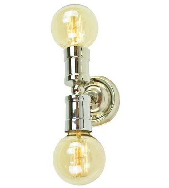 Tommy Wall Light Tommy Double Wall Light Polished Nickel