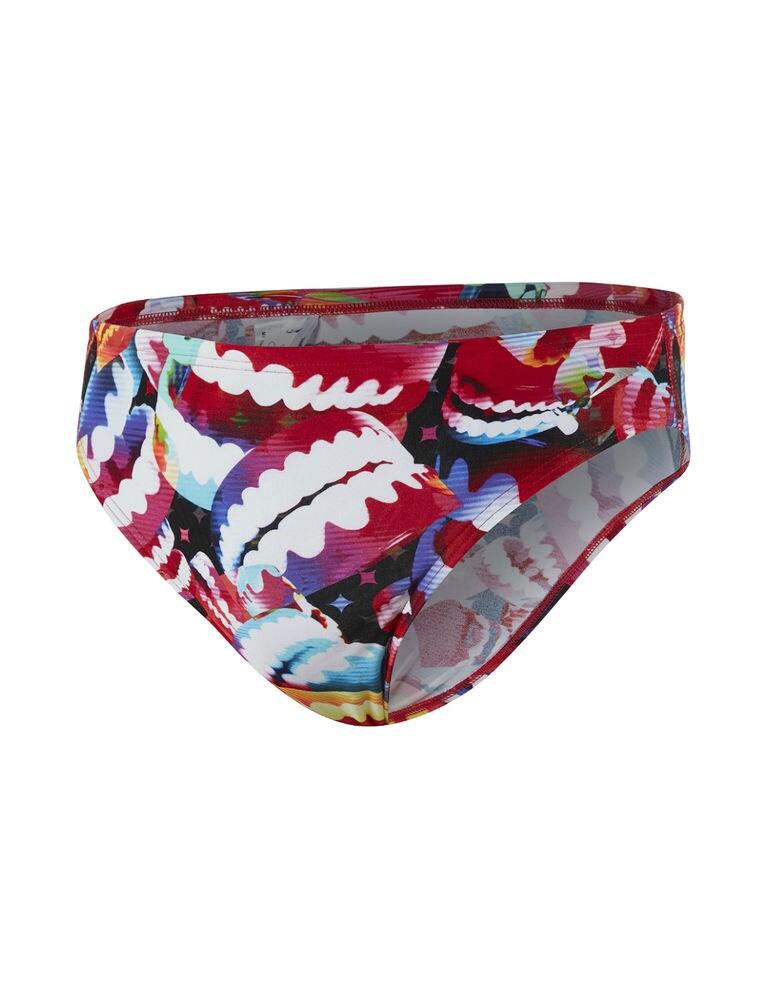 Make every season a success wearing these fun Flipturns briefs by Speedo. The patented Endurance+ fabric used in the making of these briefs allows for sun protection up to and above factor 50 and is fully chlorine resistant. The adjustable drawstring allows you to find the required fit every time, combined with the quick-dry fabric for excellent comfort. Perfect for open water or pool use, these durable briefs are a must-have in any swimmers Speedo collection.  Fun and colourful style Fast drying 5cm leg length UPF 50+ sun protection Exceptional Endurance+ fabric 100% chlorine resistant Drawstring waist Composition: 53% Polyester &pipe; 47% Polybutylene Listed in UK sizes  42850-78306-1047594 813073C179 Men's Brief