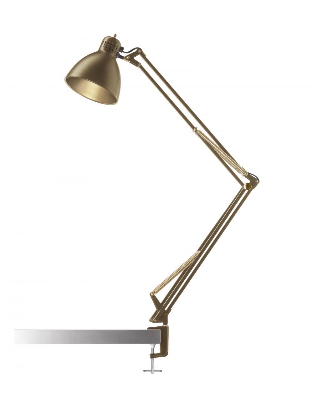 Archi Table Wall Light T1 Brass Clamp