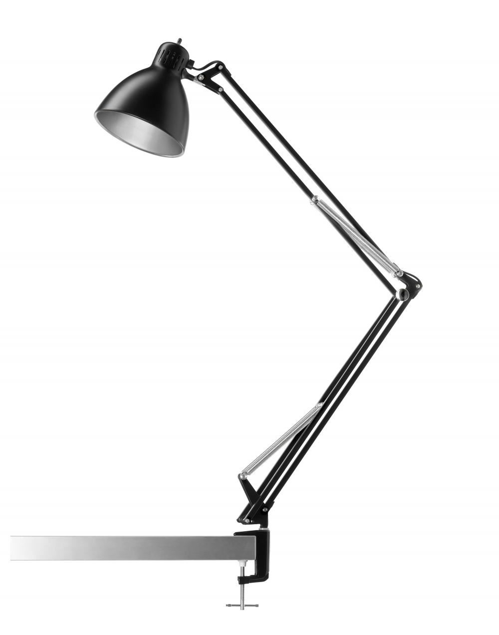 Archi Table Wall Light T2 Black Clamp