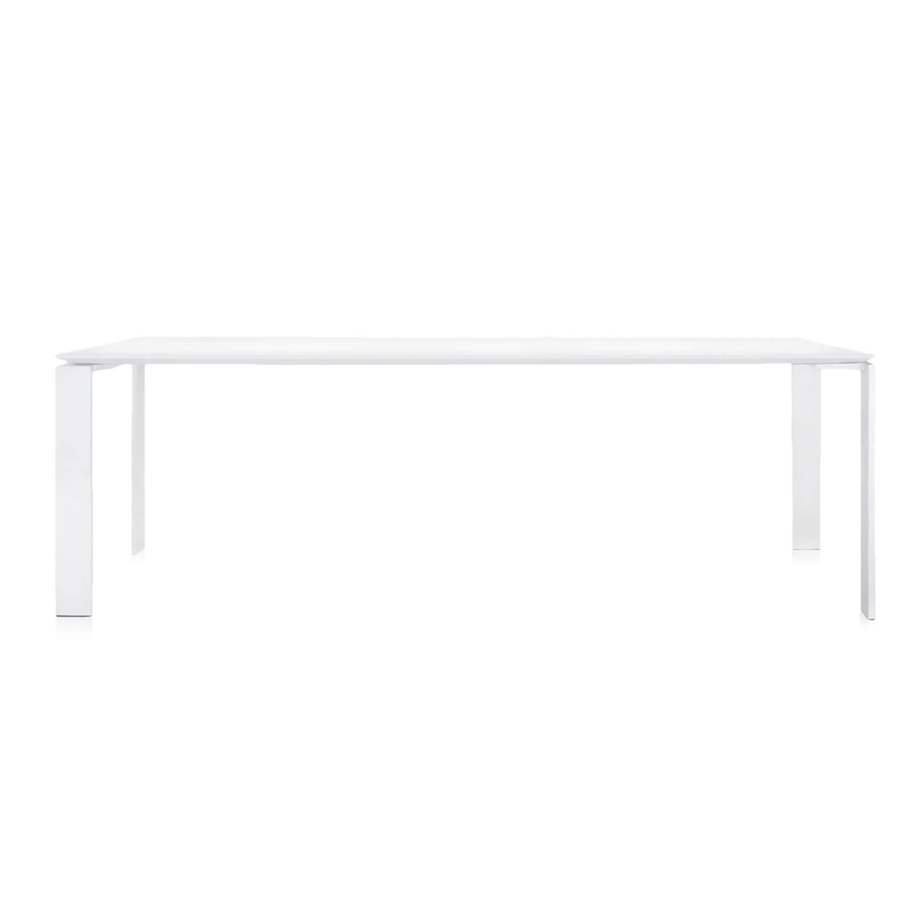 Kartell Four Rectangular Dining Table 223 White Designer Furniture From Holloways Of Ludlow