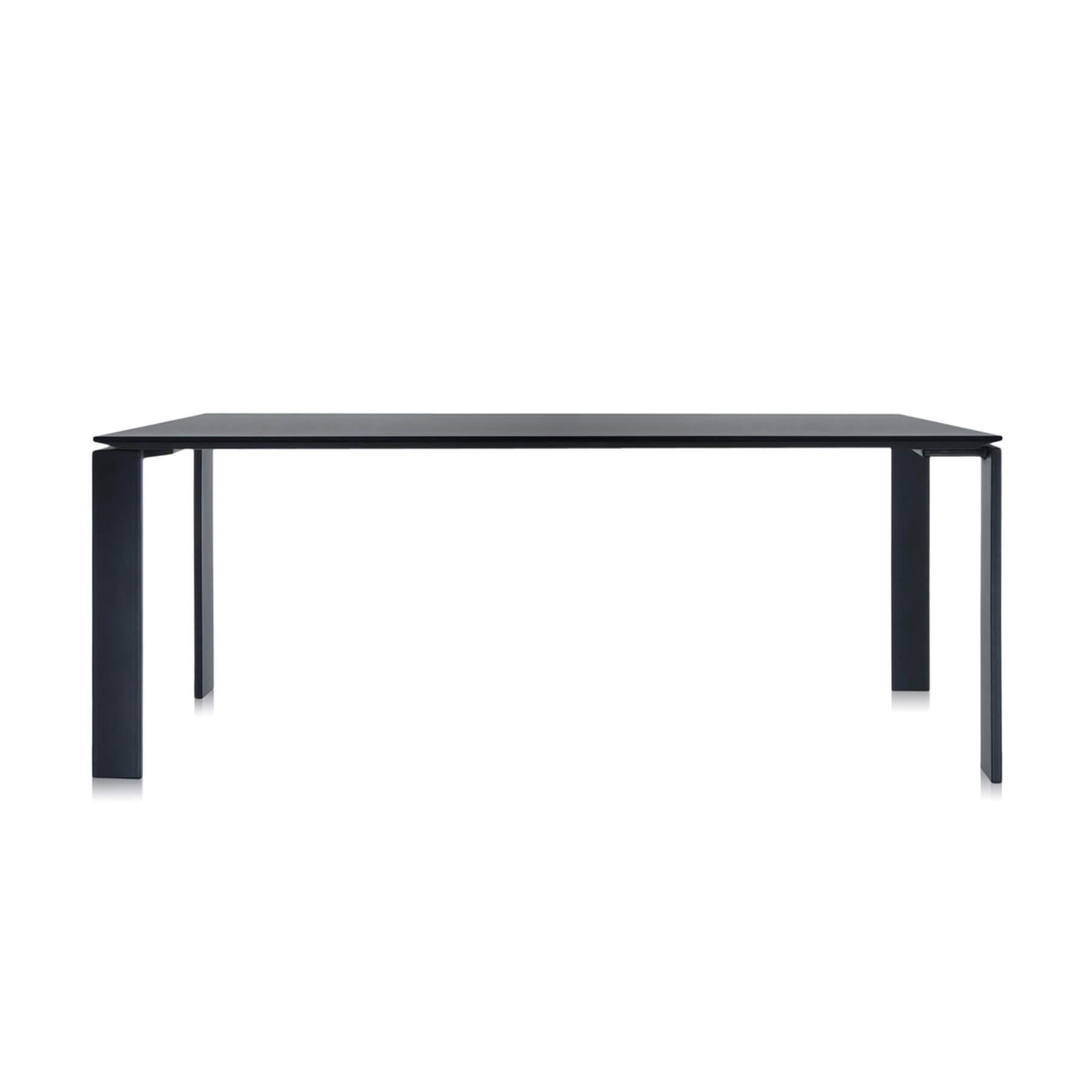 Kartell Four Rectangular Dining Table 190 Black Designer Furniture From Holloways Of Ludlow